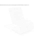 Concrete garden chair Tlumach