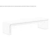 Concrete bench without backrest Northam