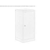 Outdoor steel waste bin Mikoma