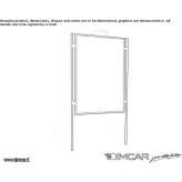 Metal display panel Albares