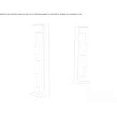 Reconstructed stone bicycle rack/post Preveza