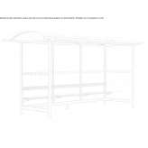 Polycarbonate veranda at the bus stop Boxmeer