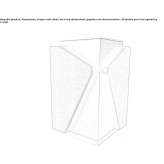 Steel waste bin Fuquene