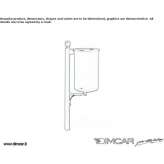 Metal waste bin to be built into the ground Albares