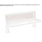 Wooden bench Mexpan
