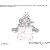 Metal flower pot Lillers