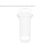 Steel waste bin with ashtray Jonacapa