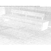 Bench with backrest Vicencia