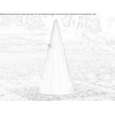 Garden fountain made of stainless steel Lupion