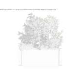 Low rectangular metal flowerpot Galdakao