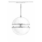 Hanging lamp Pianeta