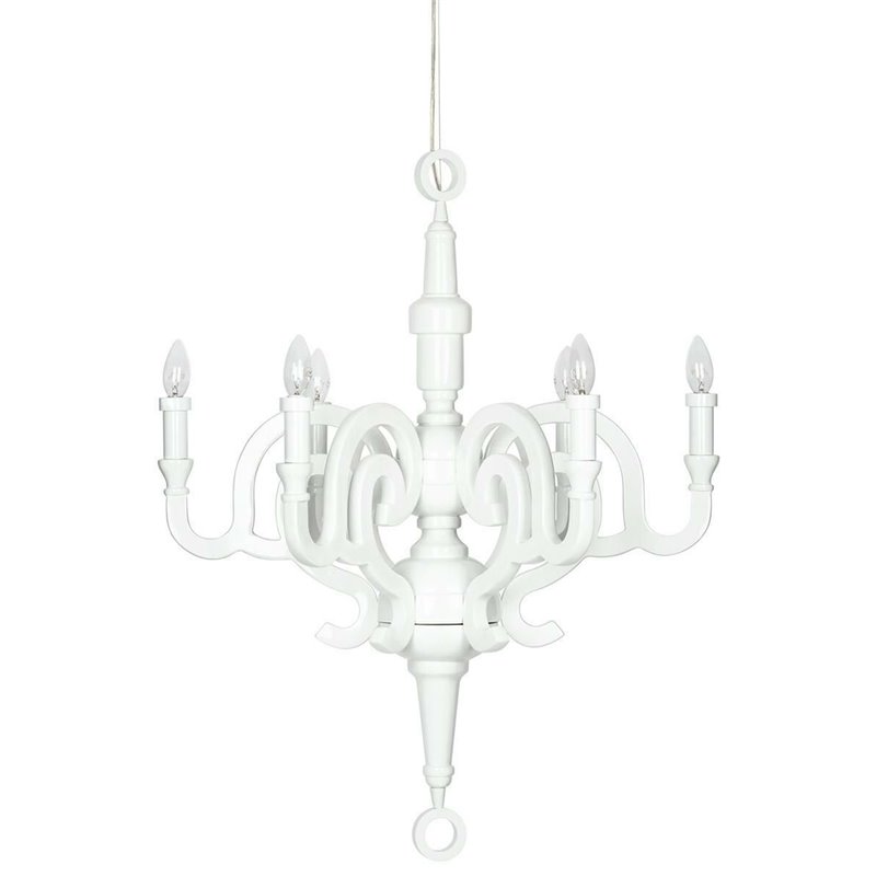 Hanging Lamp Nynke White 80 Cm Inspired, Moooi Paper Chandelier L With Shades